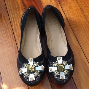 NIB Tory Burch Jewel Flats.